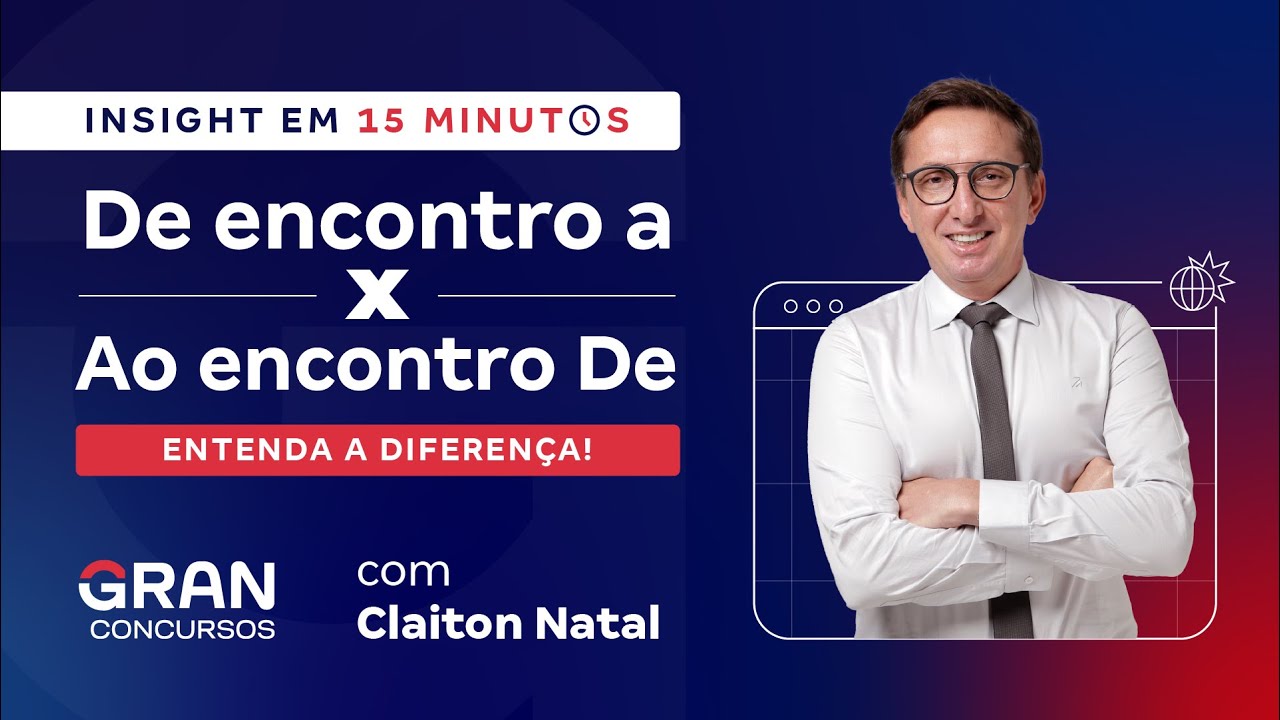 Insight em 15 minutos | De encontro a X Ao encontro De com Claiton Natal