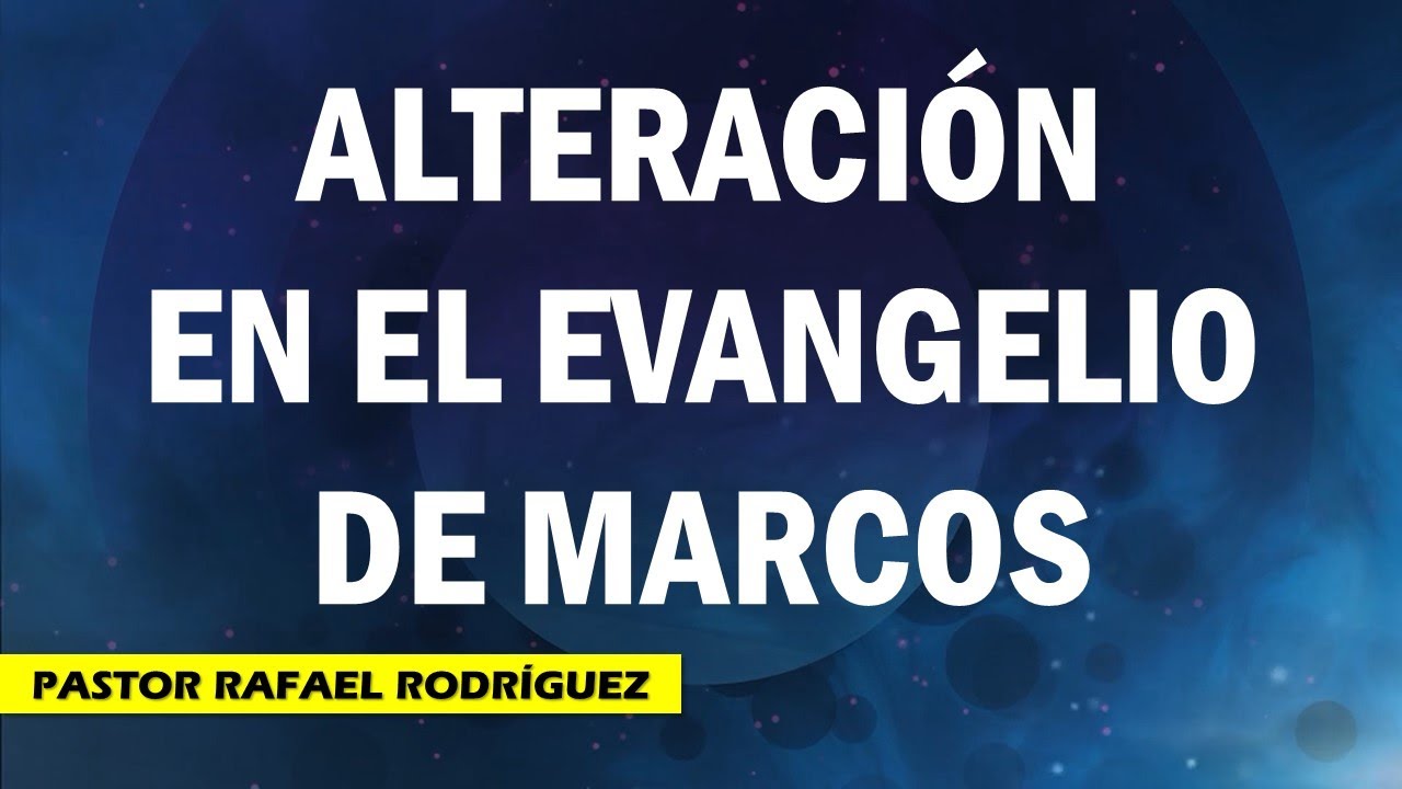 ALTERACIÓN EN MARCOS | Pastor Rafael Rodriguez | PREDICA CRISTIANA