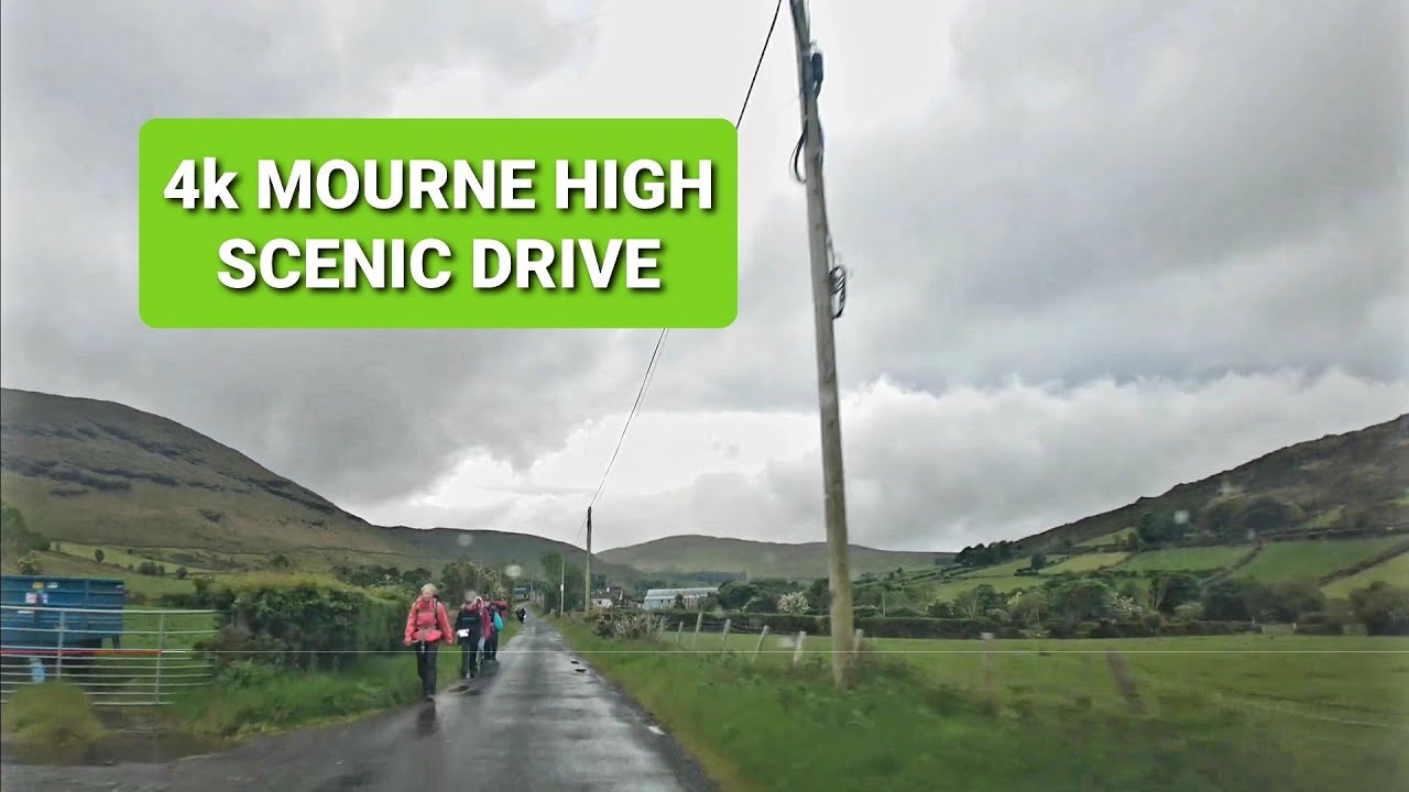 4K HIGH MOURNES SCENIC ROUTE DRIVE #northernireland #belfast #nature #mountains