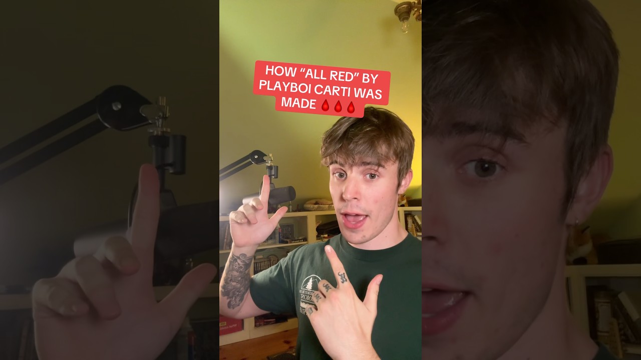 HOW &ldquo;ALL RED&rdquo; BY PLAYBOI CARTI WAS MADE (IN 30 SECONDS)🩸🩸🩸