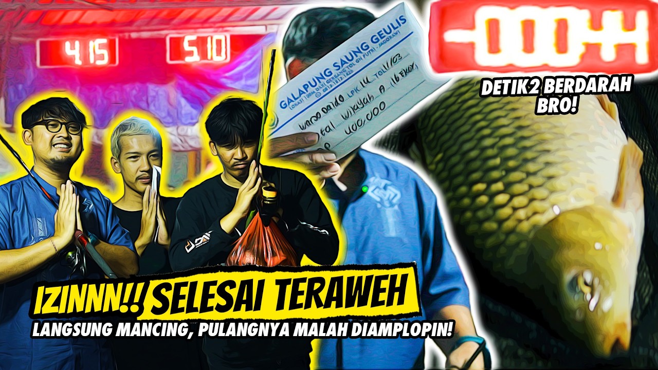 BERKAH MANCING USAI IBADAH! KAMI DATANG IKAN2 LANGSUNG MENYERANG SAMPE AMPLOP BERHASIL DIBAWA PULANG