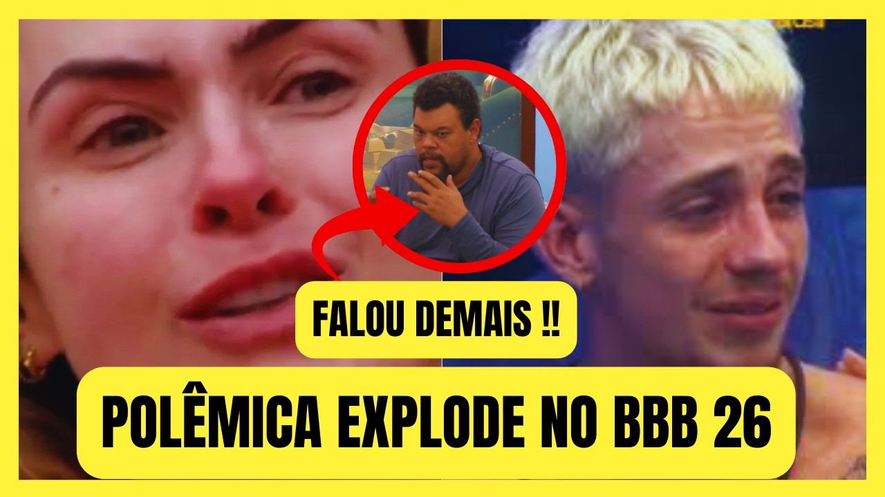 💥URGENTE  BBB 26:POLÊMICA EXPLODE  , ANA PAULA  DESMASCARA  Babu, Juliano precisa de POSICIONAR!
