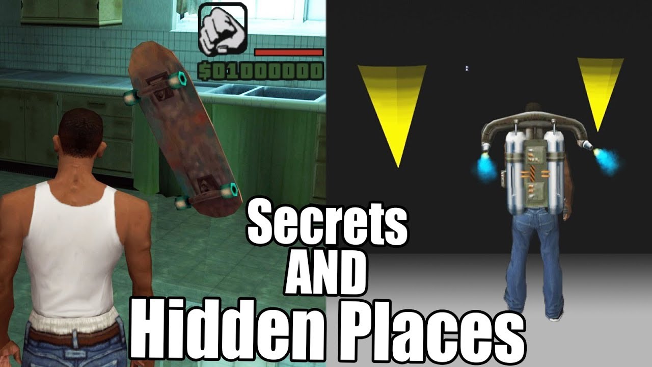 GTA San Andreas Hidden Interiors and Secret Places - Blue Hell, Universe, BETA, Liberty City