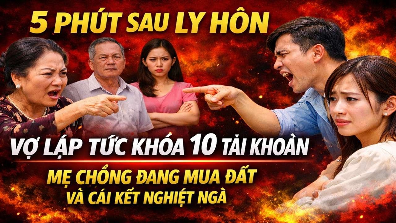 SAU LY HÔN 5 PHÚT, VỢ KHÓA 10 TÀI KHOẢN – CÁI KẾT NGHIỆT NGÃ KHI MẸ CHỒNG BÁN QUÁN NƯỚC VEN ĐƯỜNG