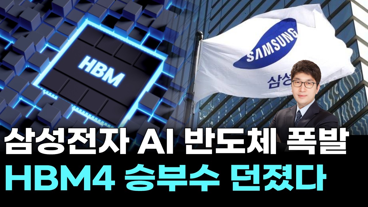 삼성전자 AI 반도체 폭발&hellip;HBM4 승부수 던졌다