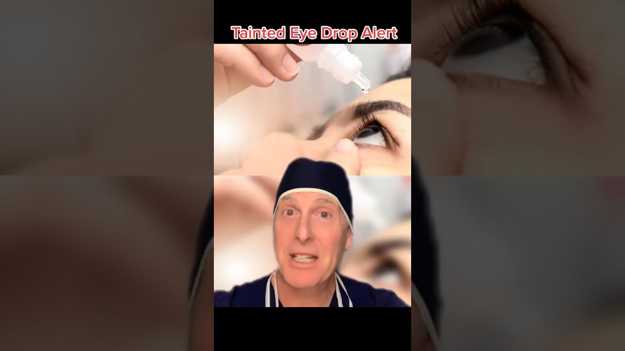 Tainted Eye Drop Alert #shorts #eyedrop