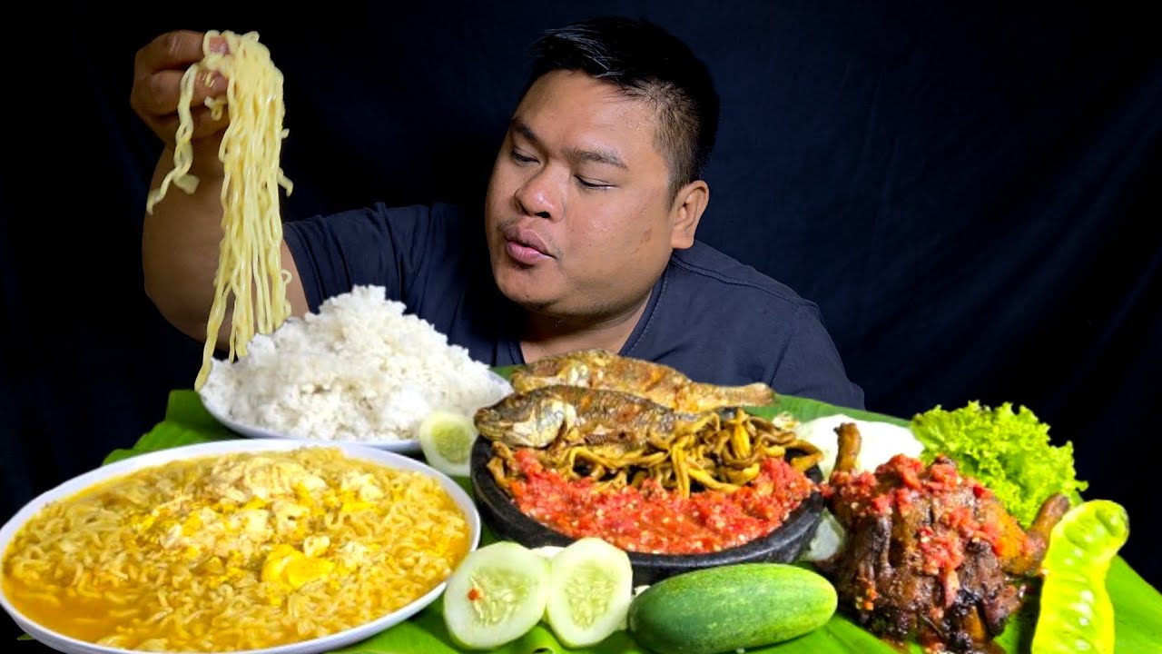 MENU KOMPLIT AYAM BAKAR UTUH USUS NILA GORENG MIE KUAH SPESIAL..