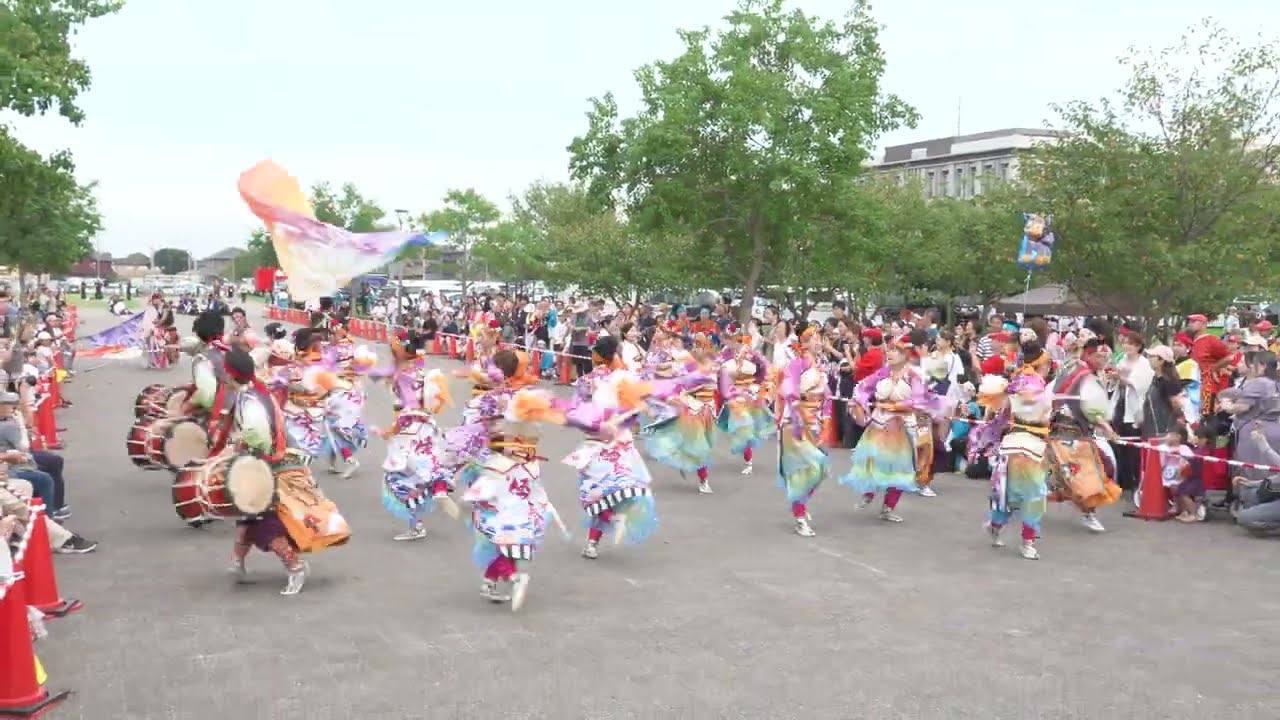 4K60p【倭奏】第16回かみす舞っちゃげ祭り_西通りパレード会場【2025年】NX800