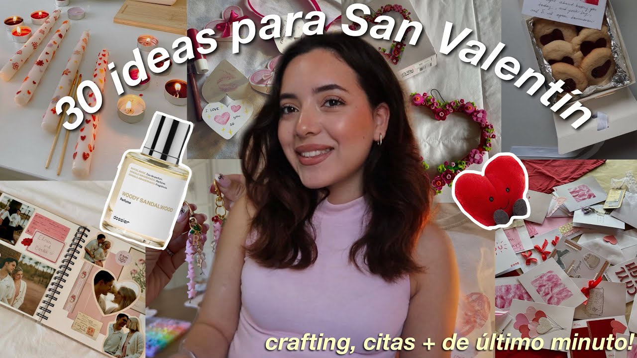 30 IDEAS DE REGALOS PARA SAN VALENT&Iacute;N!💘 crafty, compradas & de &uacute;ltimo minuto!!