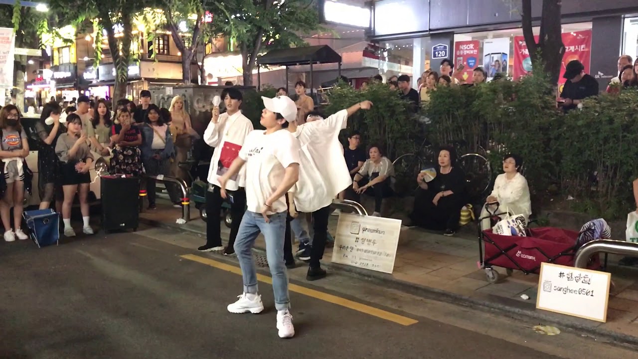 170618 Hongdae busking - iKON Love scenario