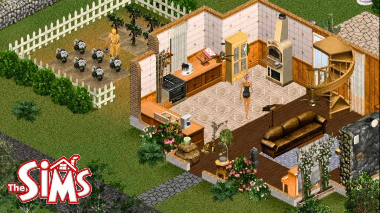Cosy Cottage Longplay in The Sims 1