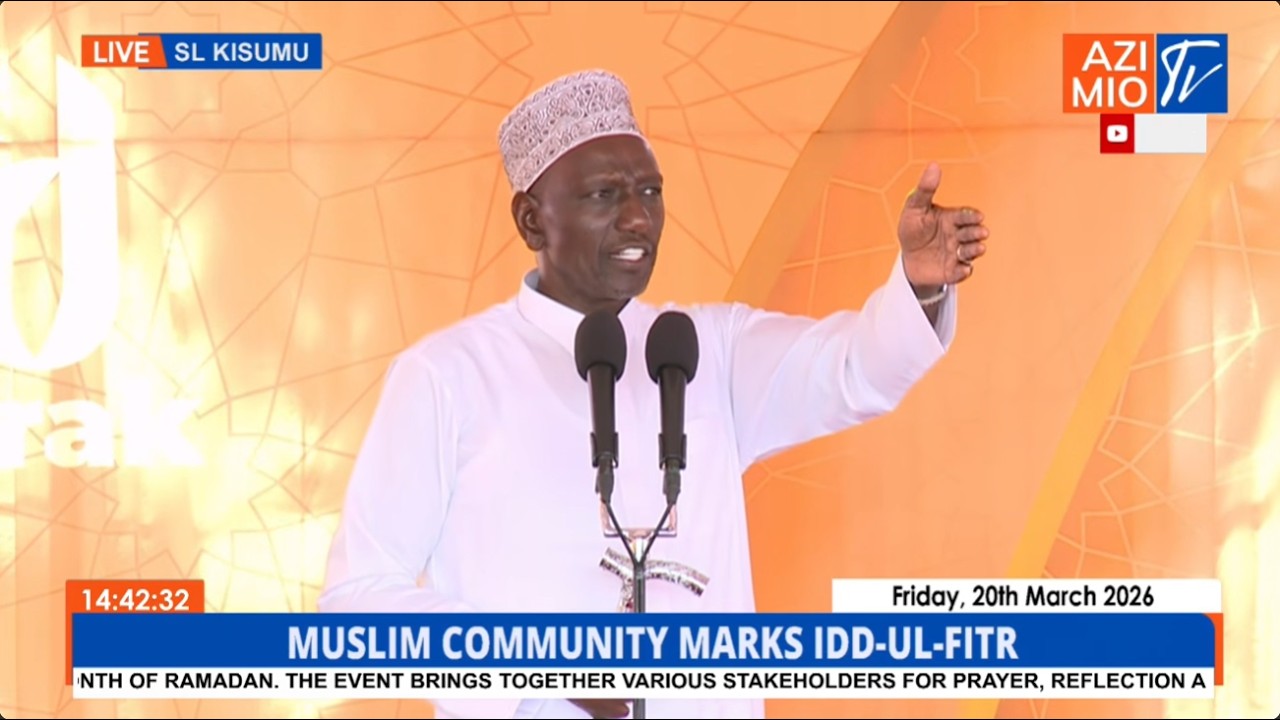EXCLUSIVE: Ruto PLEDGES KSh 20M for Jamia Mosque Construction in Kisumu During Idd-ul-Fitr Event