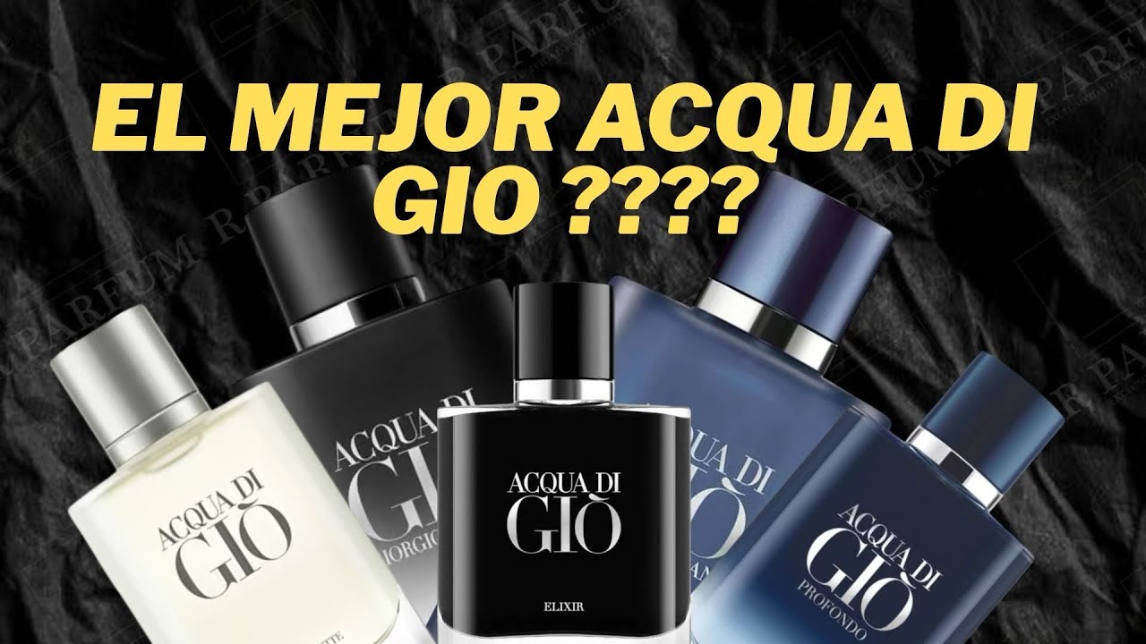 Cuál es mi Acqua Di Gio Favorito ? #rparfum