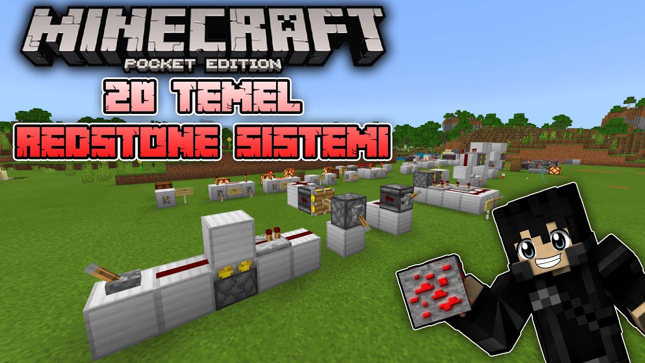 BASİT AMA ÖNEMLİ 20 REDSTONE SİSTEMİ!!! | Minecraft PE