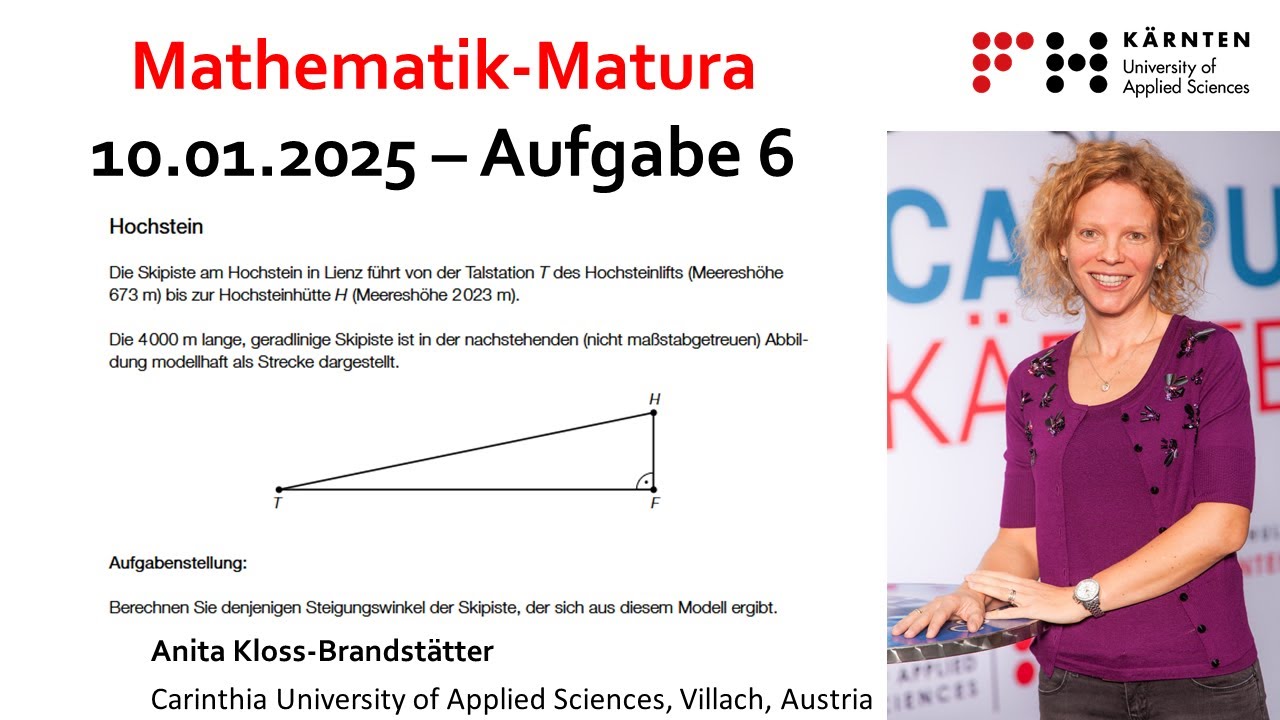 Mathe-Matura, Jänner 2025, Aufgabe 06: Hochstein