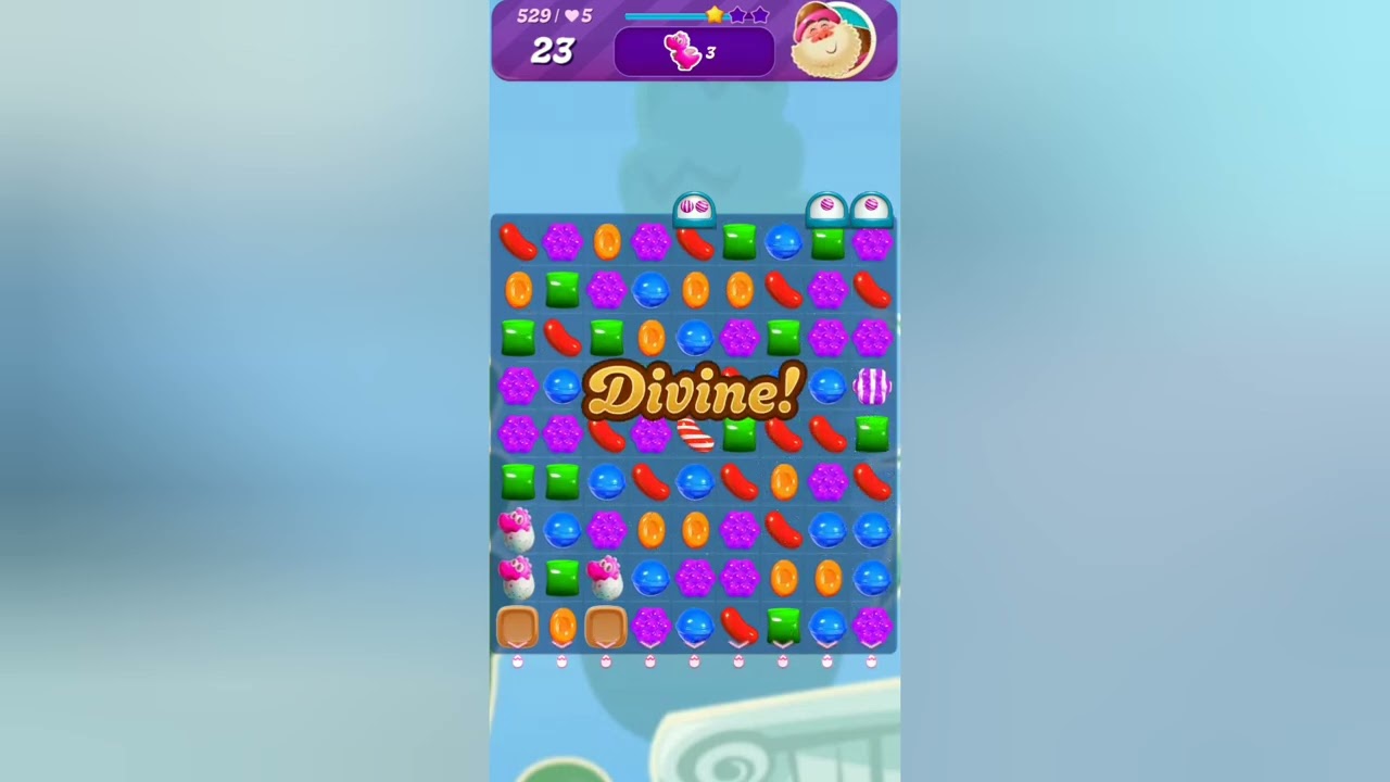Candy Crush Saga Level 529 (Hard) ⭐⭐⭐