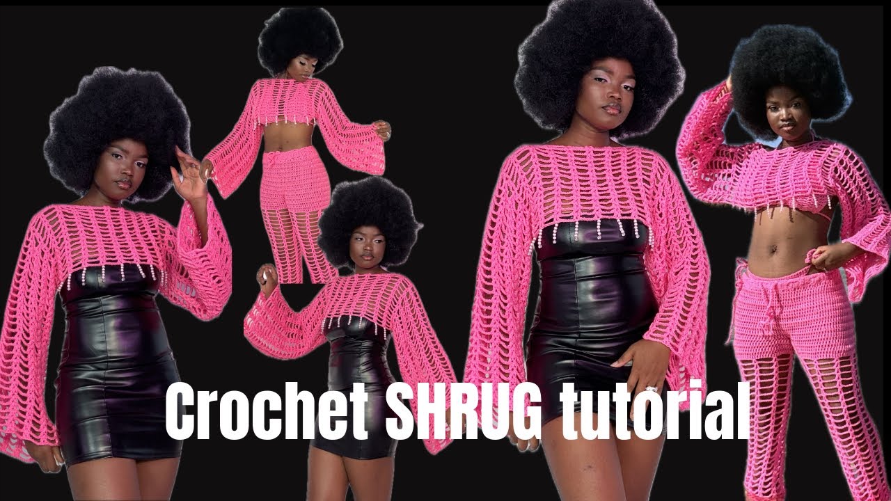 HOW TO CROCHET A SHRUG: EASY/ beginner&rsquo;s friendly / Trending.