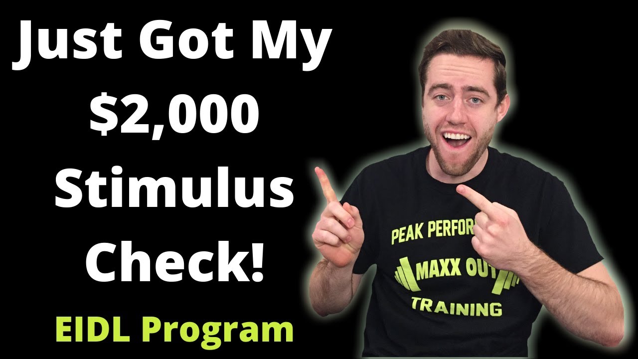 Just Got My $2,000 Stimulus Check From The EIDL Program! $2,000 Grant!
