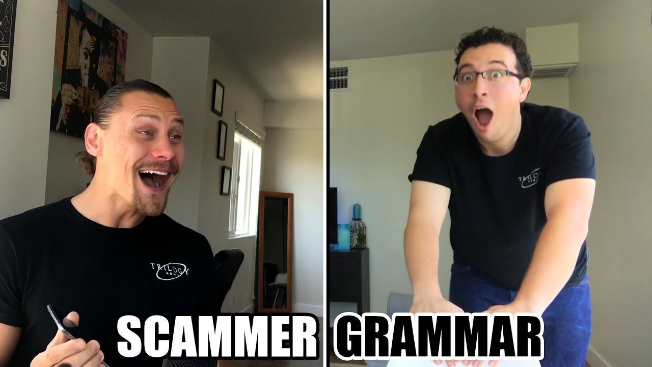 Epic Scammer Time Wasted - Best Ending Ever | Scammer Grammar