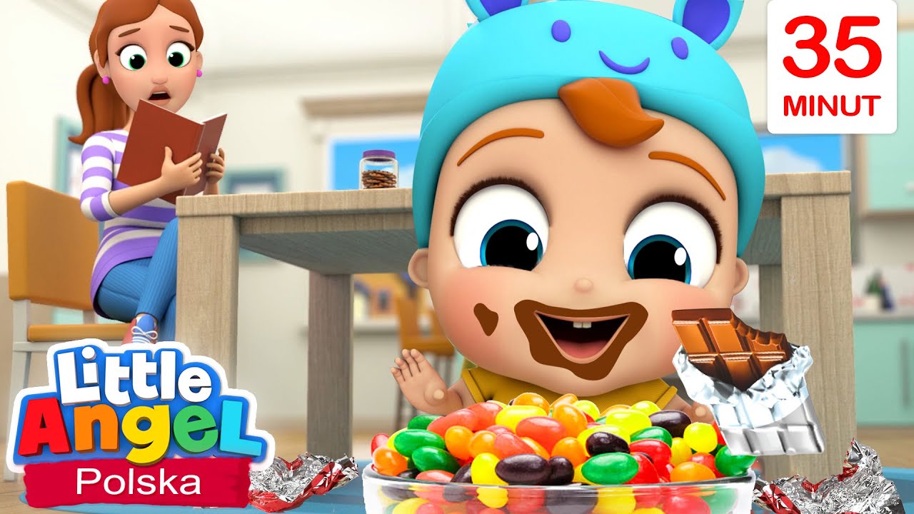 Wystarczy tych smakołyków, mały Jasiu + więcej | Little Angel Polska - Piosenki dla dzieci