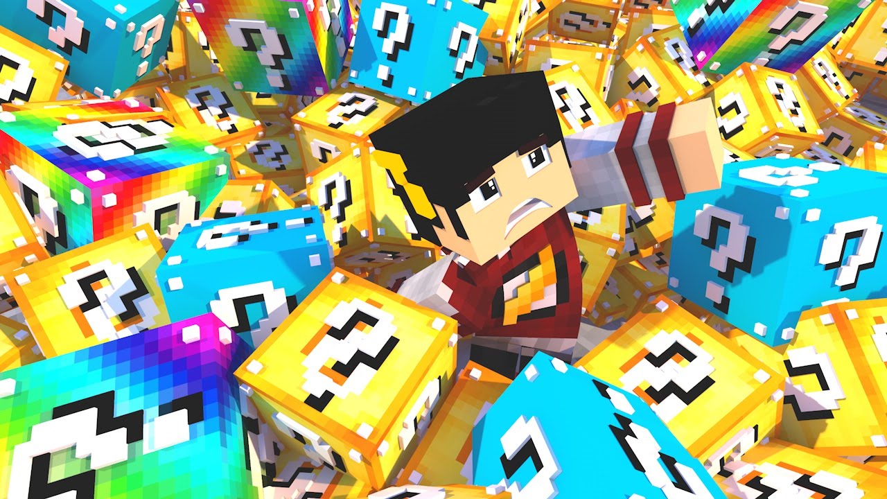 Minecraft Mod: ESCADONA - VÁRIOS LUCKY BLOCK EM UM SÓ ‹ AM3NIC ›