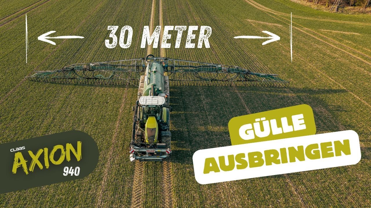 30 Meter Gestänge | 4K | Garant-Kotte Gülletechnik | Tridem Fass #gülle #garantkotte #claas