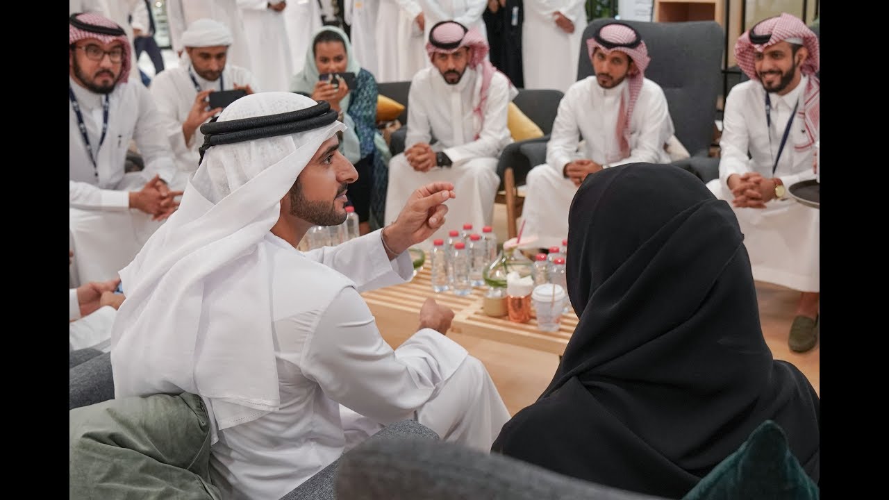 حمدان بن محمد يفتتح سوق مشاريع الشباب العربي