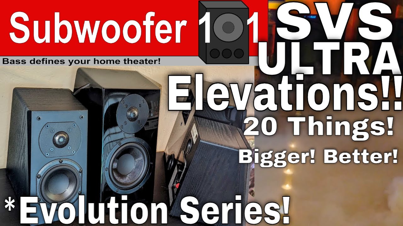 НОВИНКА!! Обзор акустики SVS ULTRA *ELEVATION*! 20 советов! СЕРИЯ EVOLUTION!