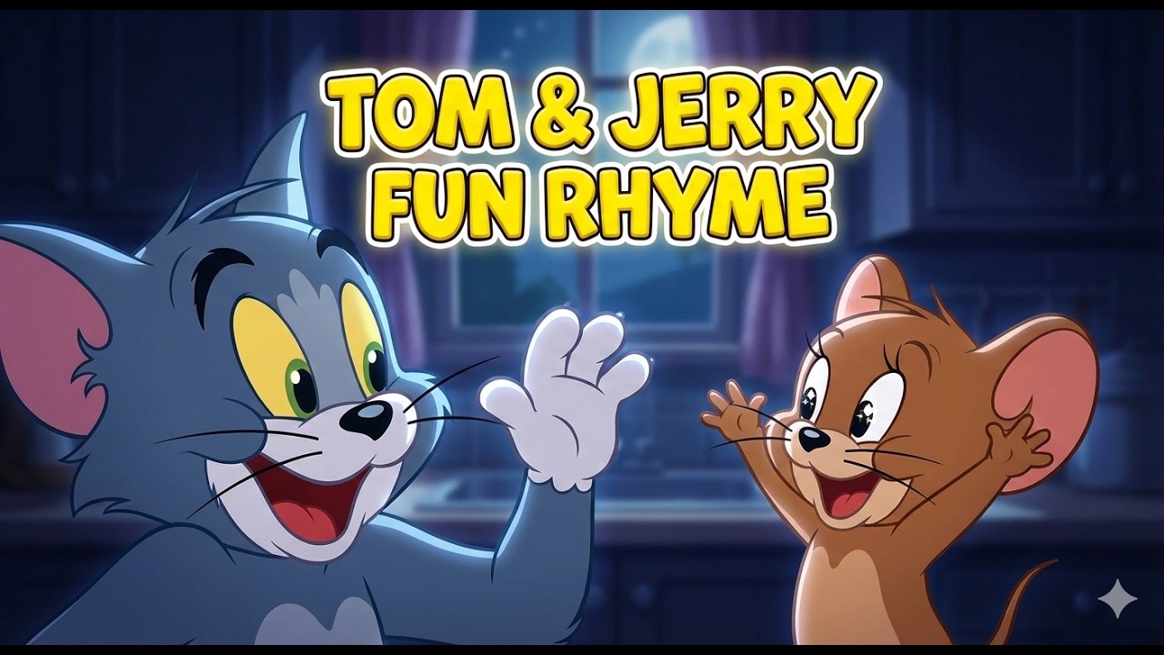 Tom and Jerry Fun Rhyme 🐱🐭 | Happy Cartoon Song for Kids | Loona Tots