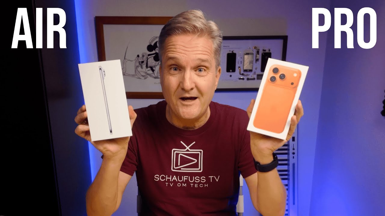 Unboxing-dag: iPhone 17 Pro i orange + den nye iPhone Air