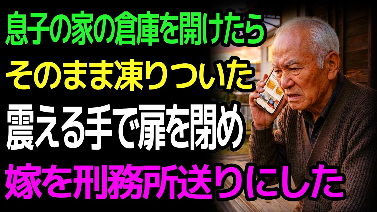 息子の家の倉庫を開けたら そのまま凍りついた 震える手で扉を閉め 嫁を刑務所送りにした