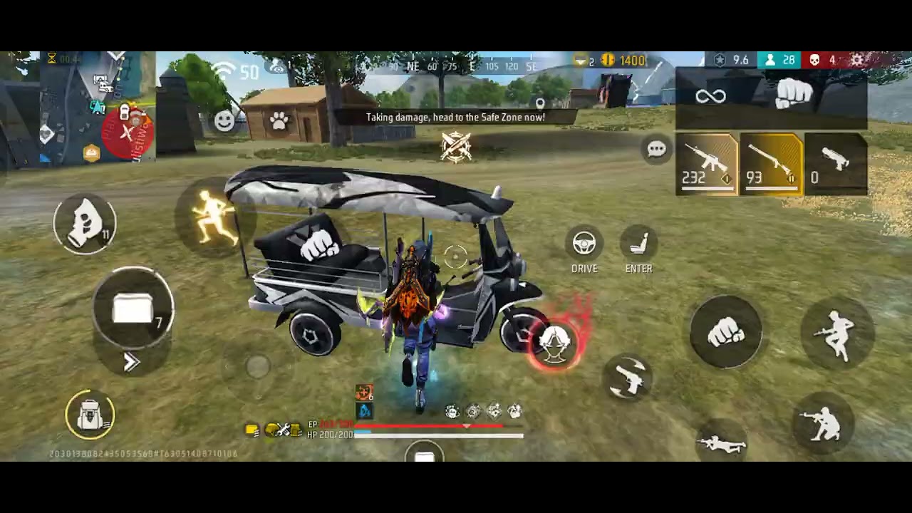 The only game to play in mobile with no skills.. watch now to learn solo levelling in BR rank match