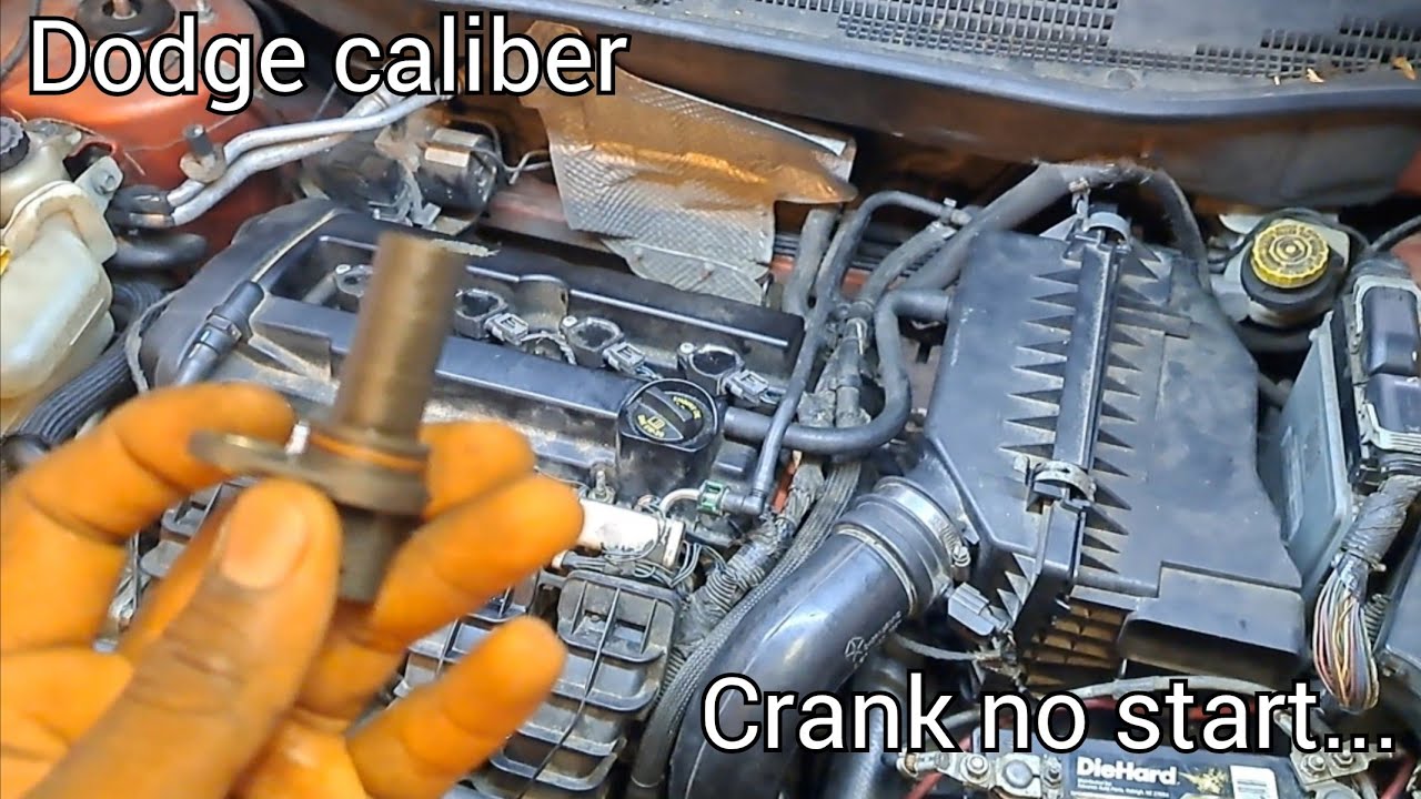 customer state, someone sabotaged my car!  dodge caliber 2.0L crank no start diagnose and fix.