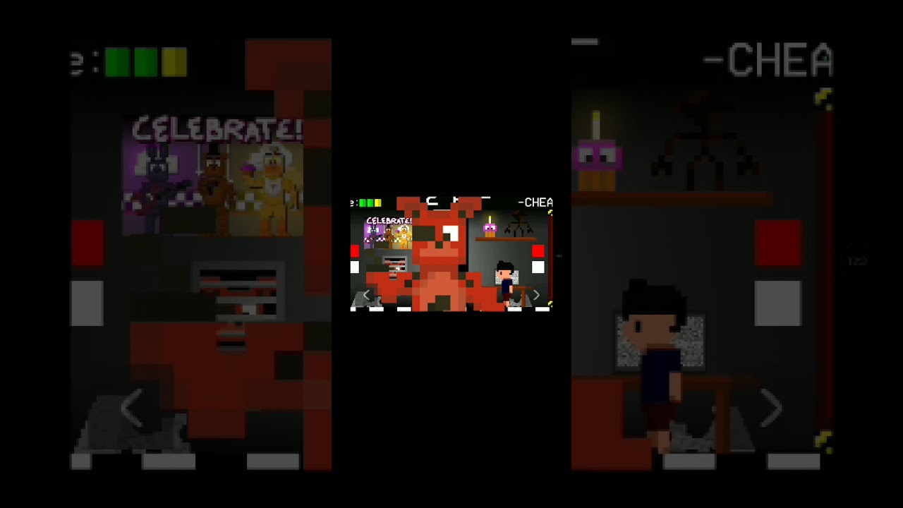 Jugando five nights at Freddy's 2D completando los otros niveles -parte 2-#fnaf2D