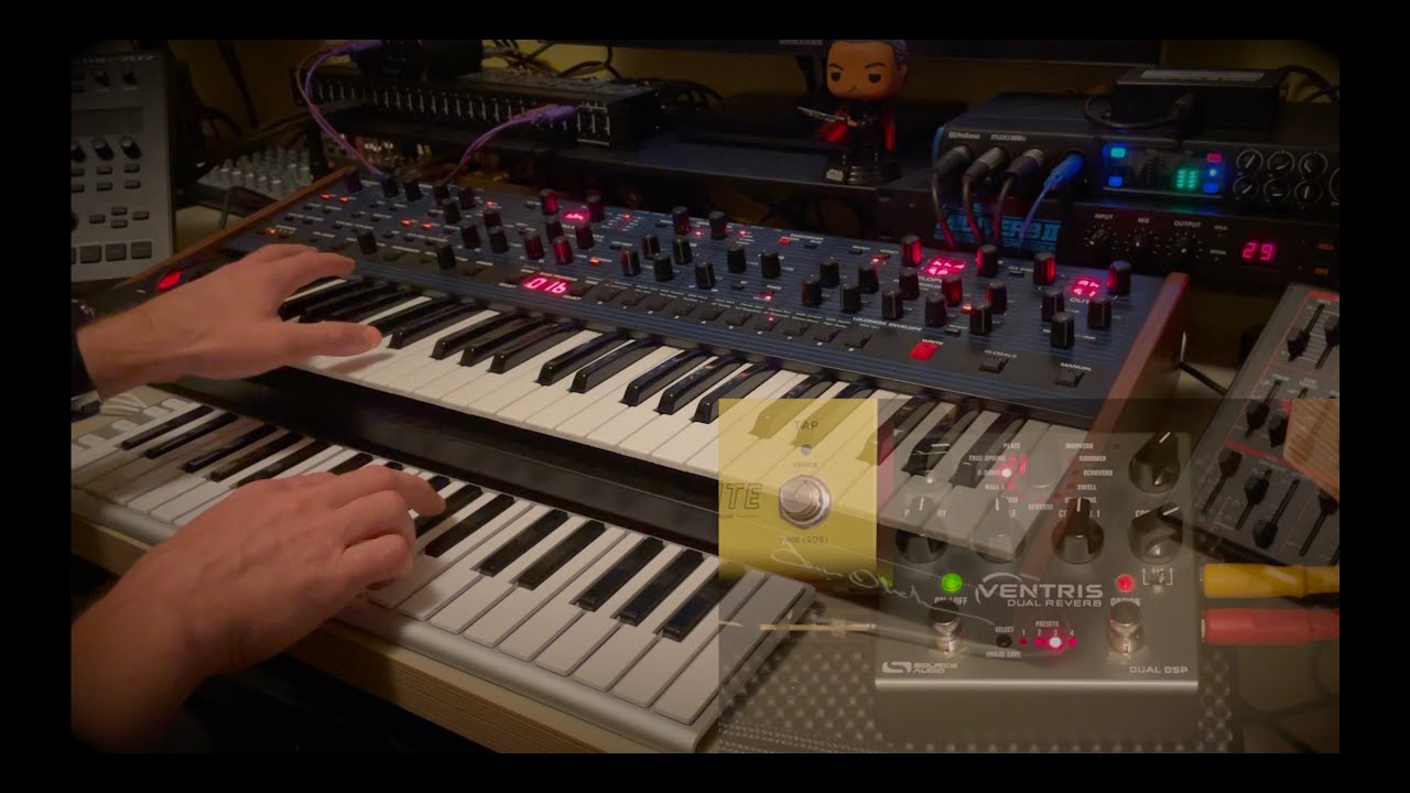 BladerVerb II: Sequential OB-6, Alesis MDIVerb II, Source Audio Ventris, CME XKey (poly aftertouch)
