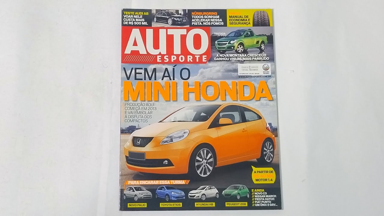 Revista AUTO ESPORTE (Edição 545- Outubro/2010) 