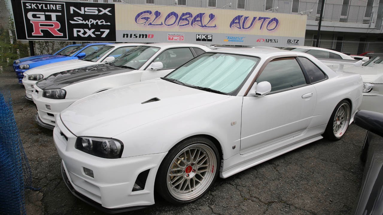 Buying a GTR in Japan!! - Global Auto, Osaka