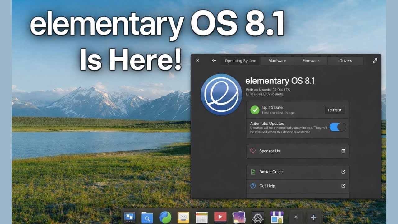 Elementary OS 8.1 JUŻ JEST! Wayland, nowe aplikacje i ogromne ulepszenia