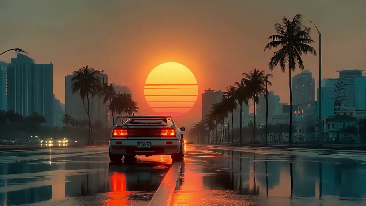 🌌 80s Emotional Synthwave Sunset Mix | Chillwave / Vaporwave / Retrowave