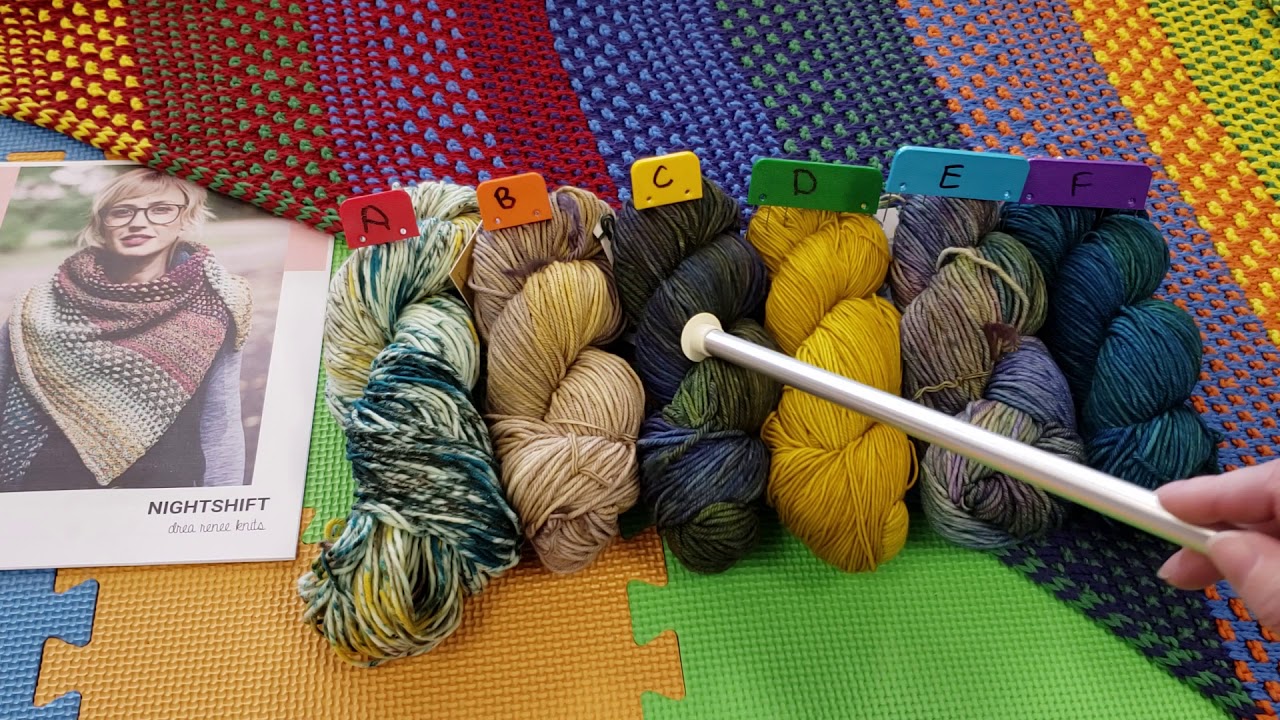 Nightshift Shawl Color System