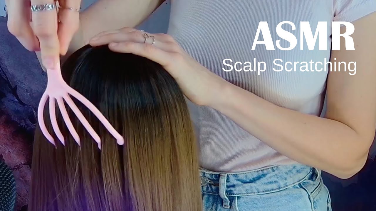 ASMR Brushing Sounds and Scalp Massage