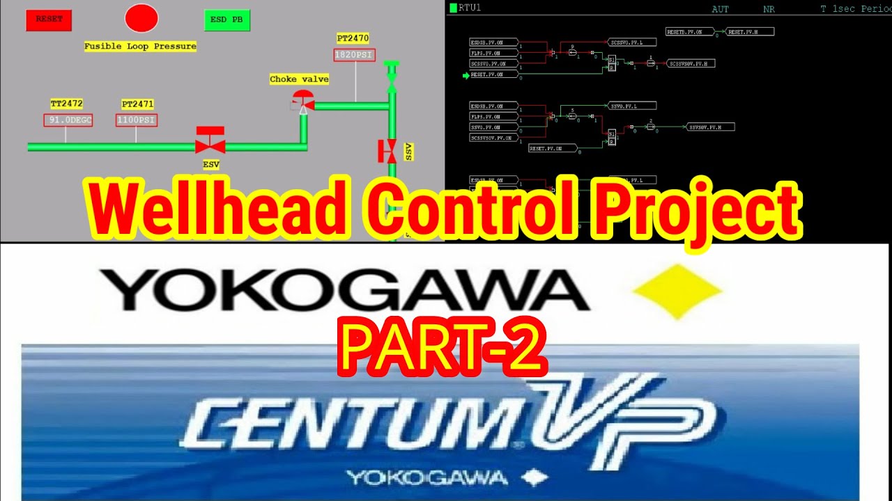 Yokogawa DCS Centum VP Wellhead Control Project Training Tutorial Part-2