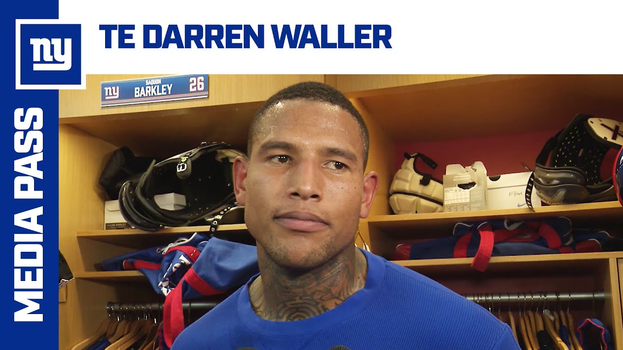 Darren Waller on Hamstring Injury | New York Giants