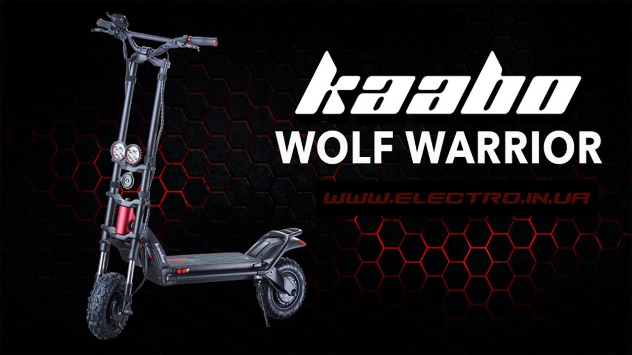 Обзор и распаковка Kaabo Wolf Warrior 11. Цена электросамоката в Украине