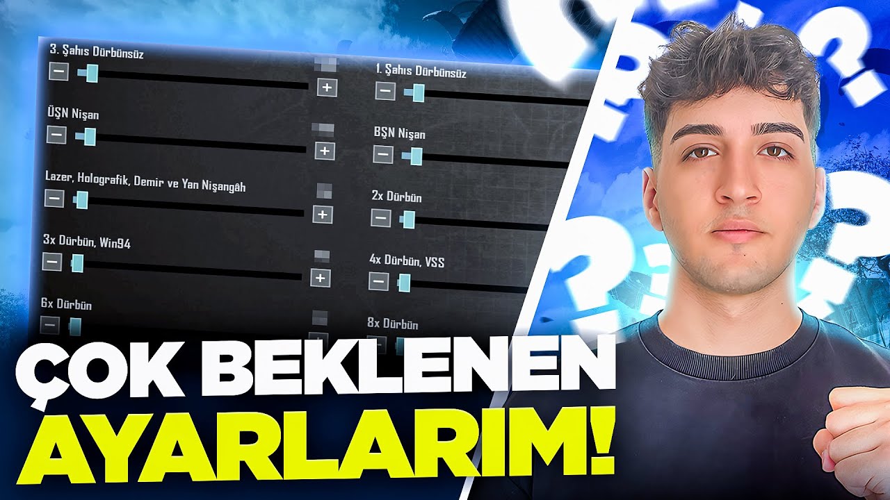 İŞTE T&Uuml;M MERAK ETTİĞİNİZ O AYARLARIM! HİLE MİYİM? - PUBG Mobile