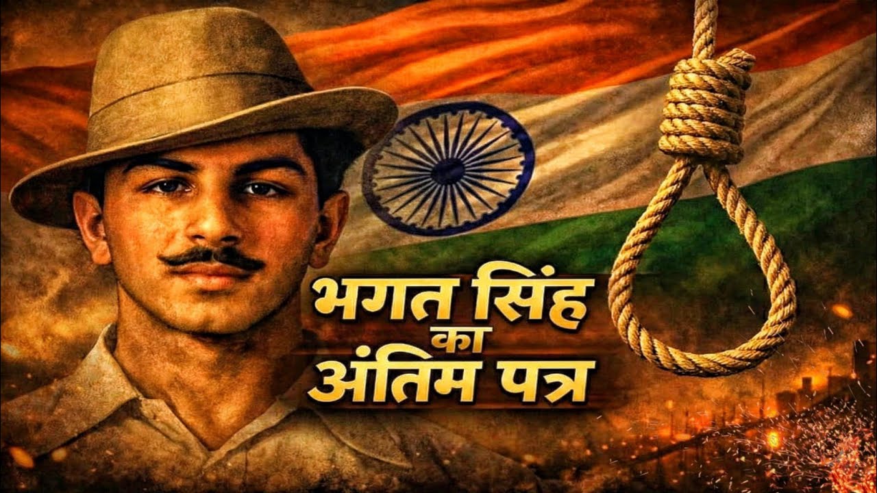 भगत सिंह का अंतिम पत्र। क्रांति की आखिरी आवाज। 23 March 1931. 