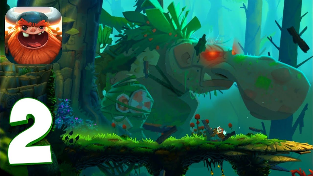 Oddmar - Gameplay Walkthrough Part 2 - Midgard & The Forest Protector (iOS,Android)