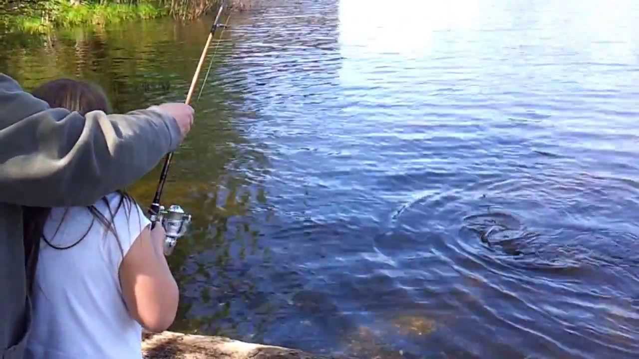 Carp fishing on the Mississippi River in Minnesota