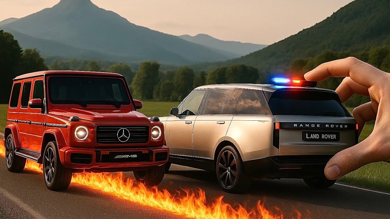 Diecast Model Car Legends: Mercedes G 63 AMG vs Range Rover 🚗🔥