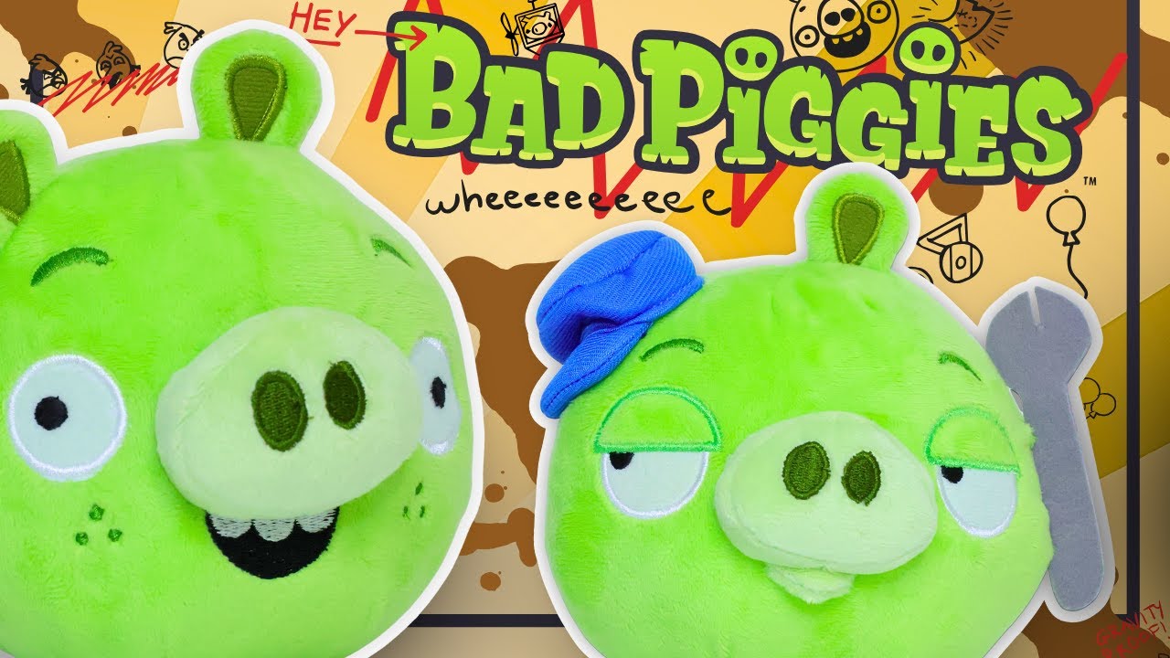 The Bad Piggies Set - Angry Birds Plush